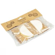 kohteita Kennopallot hunajakennopallot Jouluvalkoinen glitter Ø8cm 4kpl