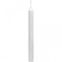 PURE vaha kynttilät sauva kynttilät valkoinen 250/23mm luonnonvaha 4kpl