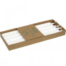 kohteita PURE vaha kynttilät sauva kynttilät valkoinen 250/23mm luonnonvaha 4 kpl