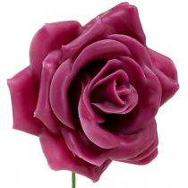 Vaha ruusut deco ruusut vaha pinkki Ø8cm 12p