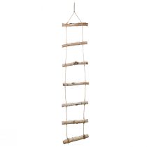 kohteita Jouluseinäkoriste mikro-LED-keijuvaloilla, pienillä puisilla lumihiutaleilla ja lumen peittämillä oksilla H150cm