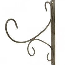 Seinäkoukku, metallinen kasvinteline, ripustuskoriteline K30cm S28,5cm