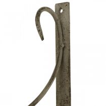 Seinäkoukku, metallinen kasvinteline, ripustuskoriteline K30cm S28,5cm