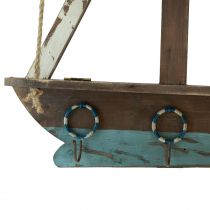 kohteita Seinähylly laivan merellinen koristeellinen puinen vaatekaappi 62×14cm K75cm