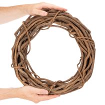 kohteita Luonnonvärinen pajuseppele askarteluseen, 40 cm