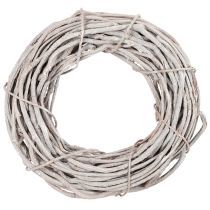 kohteita Pajuseppeleen koriste, valkoisista oksista tehty seppele, 40 cm