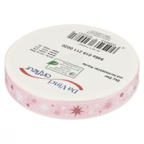 kohteita Nauha joululahja nauha pinkki tähtikuvio 15mm 20m