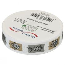 kohteita Joulunauha Harmaa Nauha Joulu 25mm 18m