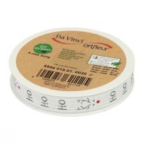 kohteita Lahjanauha Joulu Joulunauha Hohoho valkoinen 15mm 20m