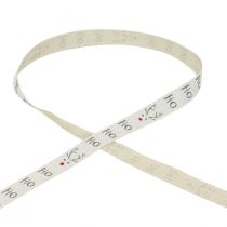 kohteita Lahjanauha Joulu Joulunauha Hohoho valkoinen 15mm 20m