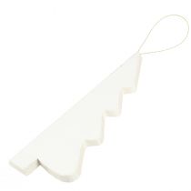 kohteita Riippuva joulukuusenkoriste, paperia, valkoinen ja hopea, 20 cm, 5 kpl:n setti