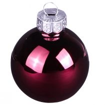 kohteita Lasista valmistetut joulukuusipallot Berry Mix Ø6cm 24 kpl