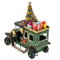 kohteita Joulukoristeena auto Jouluauto vintage vihreä 15×7×16cm