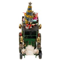 kohteita Joulukoristeena auto Jouluauto vintage vihreä 15×7×16cm