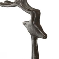 kohteita Joulukoristeita porokoriste metallia ruskeana 15x9x53cm