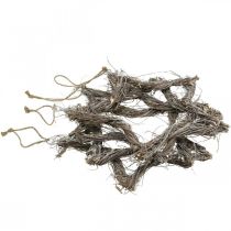 kohteita Joulukoristeen tähti valkoiset pestyt tähdet ripustettavaksi jalava 30cm 4kpl