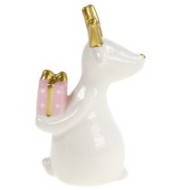 Jouluhahmo poro valkoinen 11cm, 12cm 2kpl