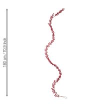 kohteita Jouluseppele keinotekoinen marjaseppele punainen 180 cm
