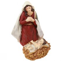 kohteita Jouluseimifiguurisetti käsinmaalattu polyresiini 8-20cm 8 kpl