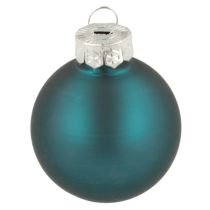 kohteita Joulupallot, mattapintaiset ja kiiltävät, pienet joulukoristeet, 4 cm, 24 kpl