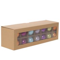 kohteita Joulukuusenpallosetti, värikkäät kiiltävät joulukuusenpallot, 60 mm, 24 palaa