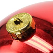 kohteita Joulupallo muovinen pieni Ø14cm punainen 1 kpl