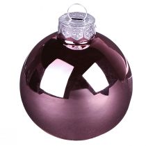 kohteita Joulupallot aprikoosisekoitus puupallot lasi Ø4cm 24 kpl