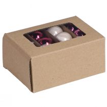 kohteita Lasiset Joulupallot Mini Berry Beige Pinkki Ø3cm 22 kpl