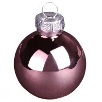kohteita Joulupallot lasi pinkki aprikoosi mix mini Ø3cm 22 kpl