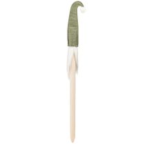 kohteita Joulupukki kepillä Joulutonttu vihreä 57cm 4 kpl