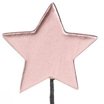 kohteita Joulutähdet tikussa pinkki Ø7cm – 2. valinta – 24 kpl