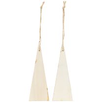 kohteita Puiset gnomi-koristeelliset riipukset juhlaviin joulukoristeisiin