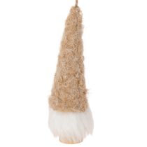 kohteita Koristeellinen tonttuhahmo parralla ripustettavaksi, 17 cm, 6 kpl