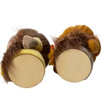 kohteita Syksyn kurpitsanohiushahmo auringonkukan ja parran kanssa 16cm 2kpl