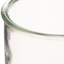 kohteita Lasinen tuikkukuppi, pyöreä, kirkas lasi, monikäyttöinen, 12 cm, 2 kpl