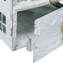 kohteita Majakkatuppiteline metallinen teekynttilätalo H26cm