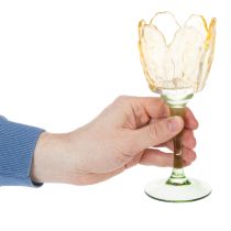 kohteita Tulppaani-tuikkukuppi, kukka-aihe, koriste romanttiseen tunnelmaan ja eleganttiin tunnelmaan, 20 cm