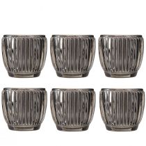 kohteita Lasilyhty harmaalla syksyllä talvella Ø7cm K7cm 6 kpl