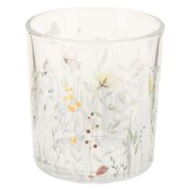 kohteita Elegantti perhoskuvioinen lyhty harmoniseen huonesisustukseen, 12,5 cm, 4 kpl