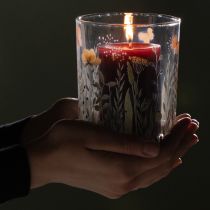 kohteita Koristeellinen lasilyhty perhosniittyaiheella tyylikkääseen sisustukseen, 18 cm, 2 kpl