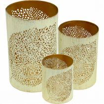 kohteita Syksyn lyhty metallikoristeet H20.5/15.5/10.5cm 3 kpl setti