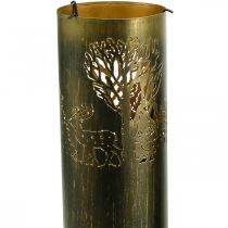 Vintage kynttilänjalka metallipeura 30/38.5/45cm 3 kpl setti