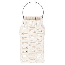 kohteita Riippuva lyhty, kesäkoriste, makramee K35.5cm L19cm