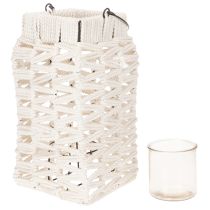kohteita Riippuva lyhty, kesäkoriste, makramee K35.5cm L19cm