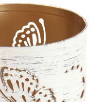 kohteita Lyhty metallinen valkokultainen perhonen Ø9cm K10cm 4 kpl
