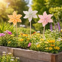 kohteita Tuulimyllyn puutarhavaarna, kaunis koriste terassille, puutarhaan ja parvekkeelle, 47 cm, 3 kpl