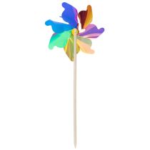 kohteita Tuulimyllyparveke, värikäs katseenvangitsija, kesäpuutarhan koriste, 75 cm