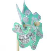 kohteita Pinwheel pink turkoosi värikäs kesäkoristelu Ø15cm K48cm 3kpl