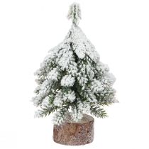 kohteita Talvikoristeita joulukuusi vihreä valkoinen Ø7cm K14cm 4kpl
