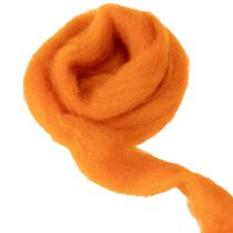 kohteita Villanaru, huovutettua villaa, oranssi, 2m, askarteluun, sidontaan ja koristeluun